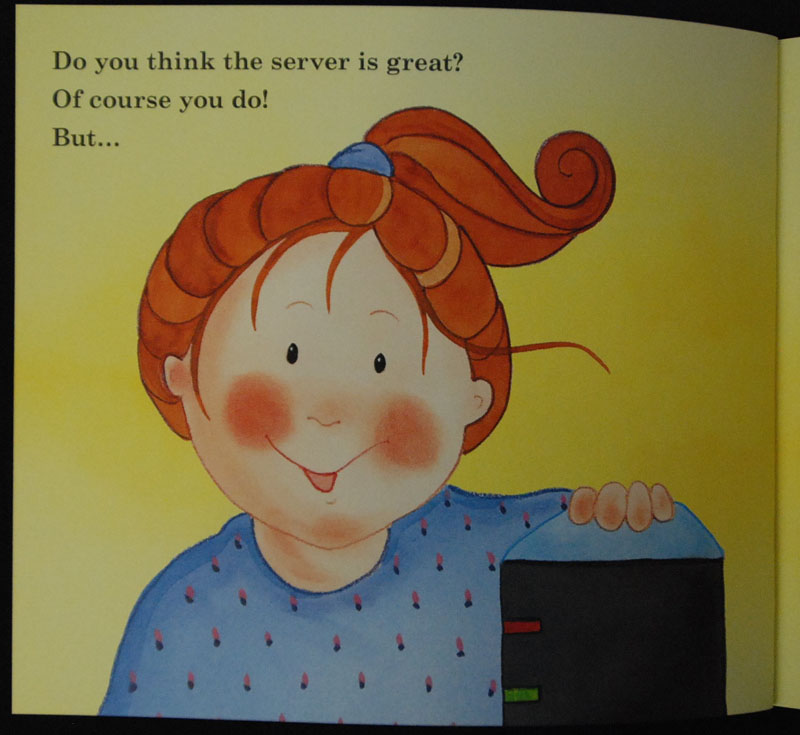 Illustration for article titled Microsoft's Brainwashing Children's Book: Mommy, Where Do Servers Come From?